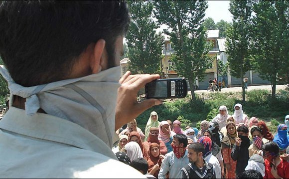 Kashmir video violence