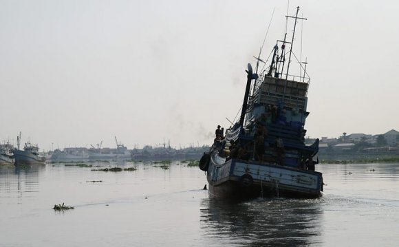 Leaving port