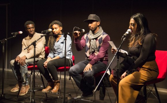 Panellists on stage at Regent