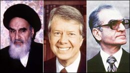 Ayatollah Khomeini, Jimmy Carter and the Shah of Iran